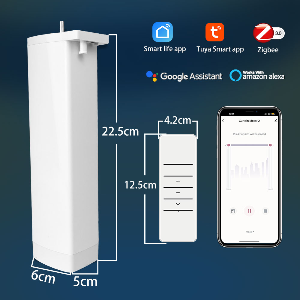 Smart Curtain Robot - ZigBee Tuya Alexa tirai cerdas, pengaturan