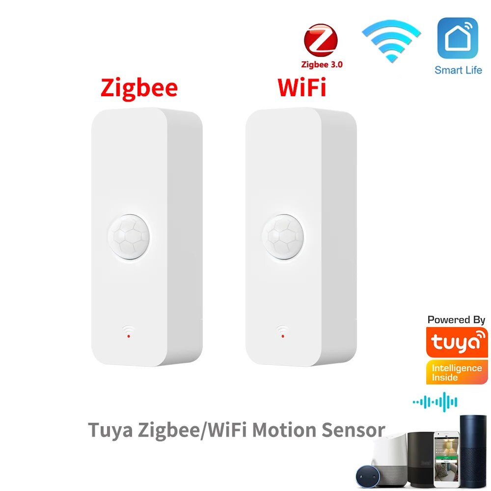 Zigbee Motion Sensor - Zigbee PIR Sensor gerak WiFi, detektor