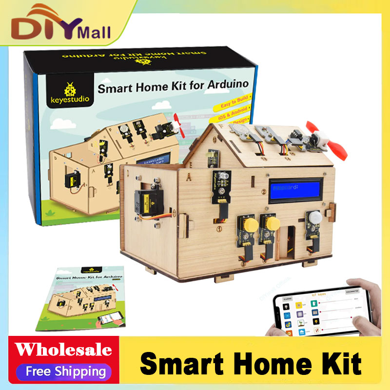 Smart Home Arduino - Kit Rumah Pintar IoT Keyestudio dengan