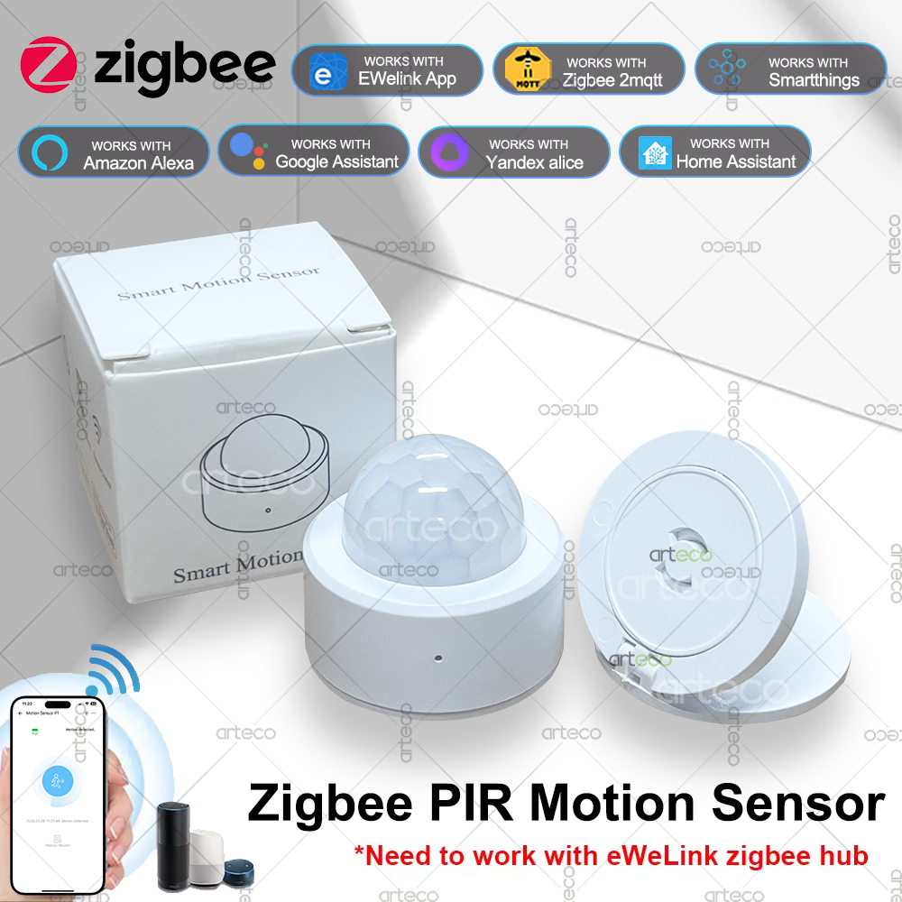 Zigbee Motion Sensor - Ewelink Zigbee PIR Sensor Gerak Gerakan