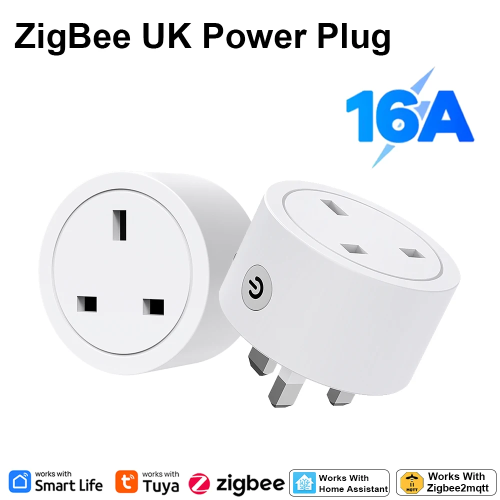 Smart Home Energy App - Zigbee Smart Plug 16A Soket UK