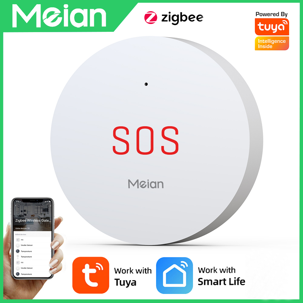 Smart Home Living - Tombol Darurat SOS Zigbee Tuya Sistem