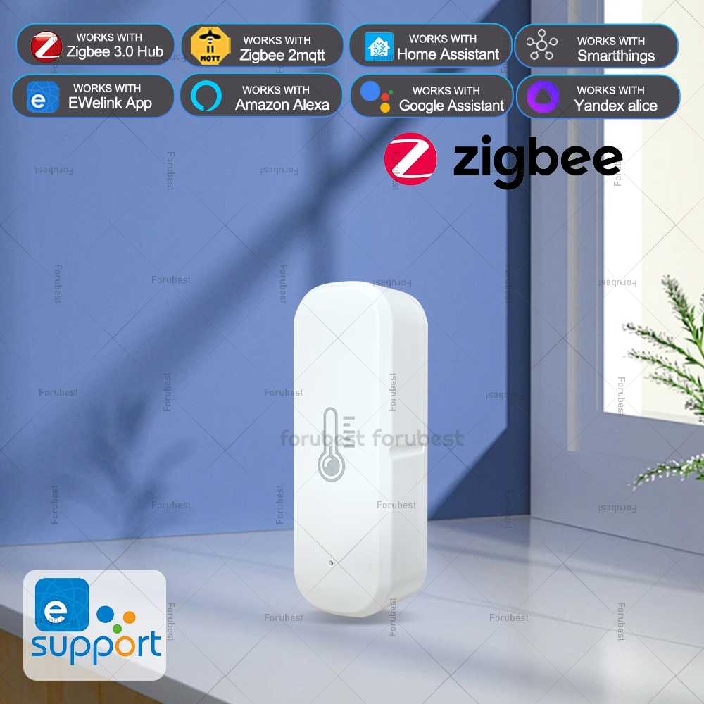 Smart Home Bridge - ZigBee Sensor Suhu dan Kelembapan Termometer
