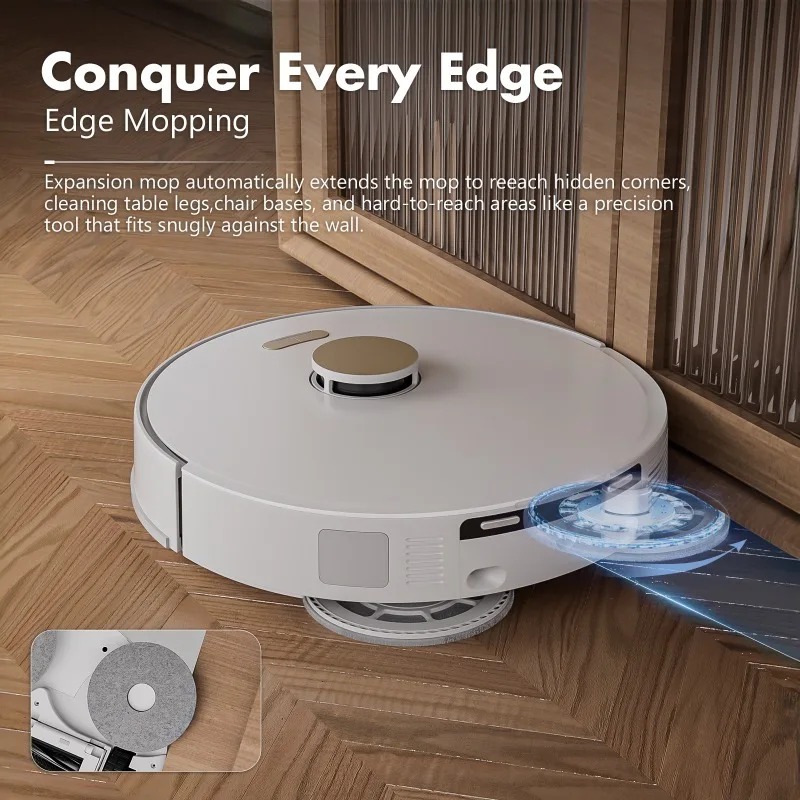 Smart Home Robot - Penyedot Debu Robotik, Pengepel Basah Kering,