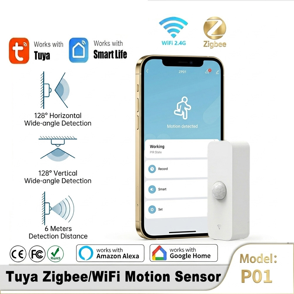 Zigbee Motion Sensor - Sensor Gerak PIR Cerdas WiFi Zigbee