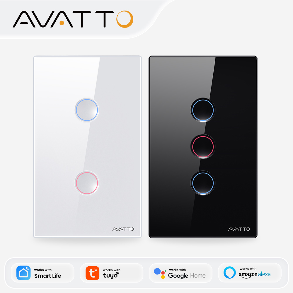 Smart Home Yale - AVATTO 1/2/3/4 Gang ZigBee Saklar Lampu