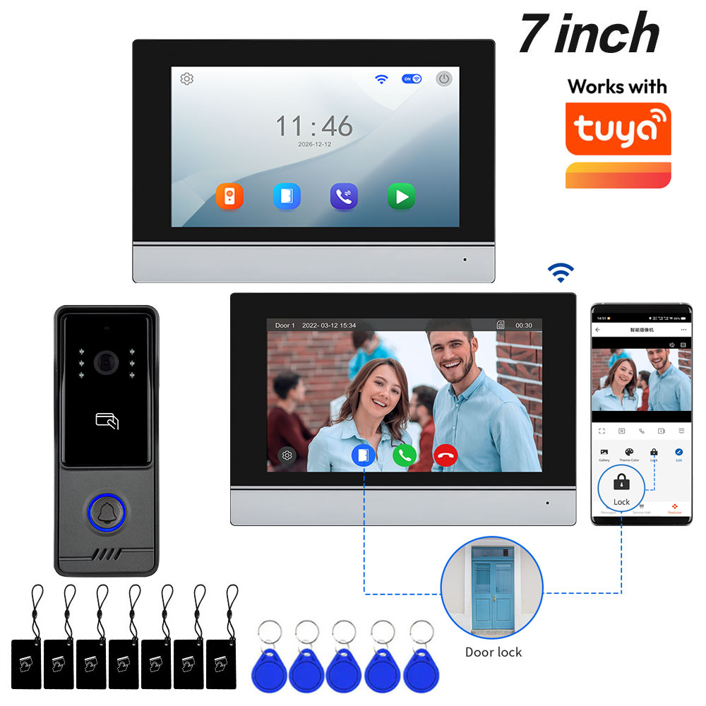 Smart Home Video Doorbell App - Aplikasi Tuya Smart Wifi 4 Kabel