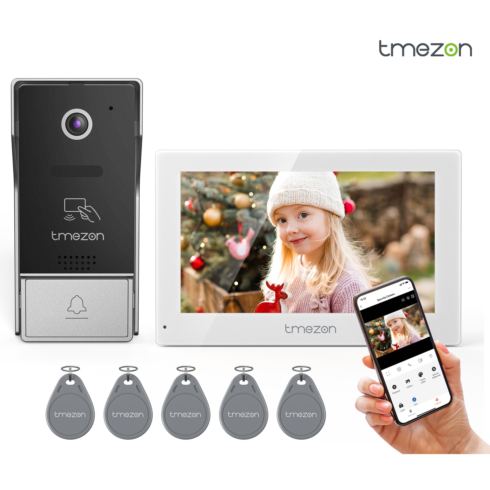 Smart Home Video Doorbell App - Sistem Interkom Video Pintar Wifi Nirkabel