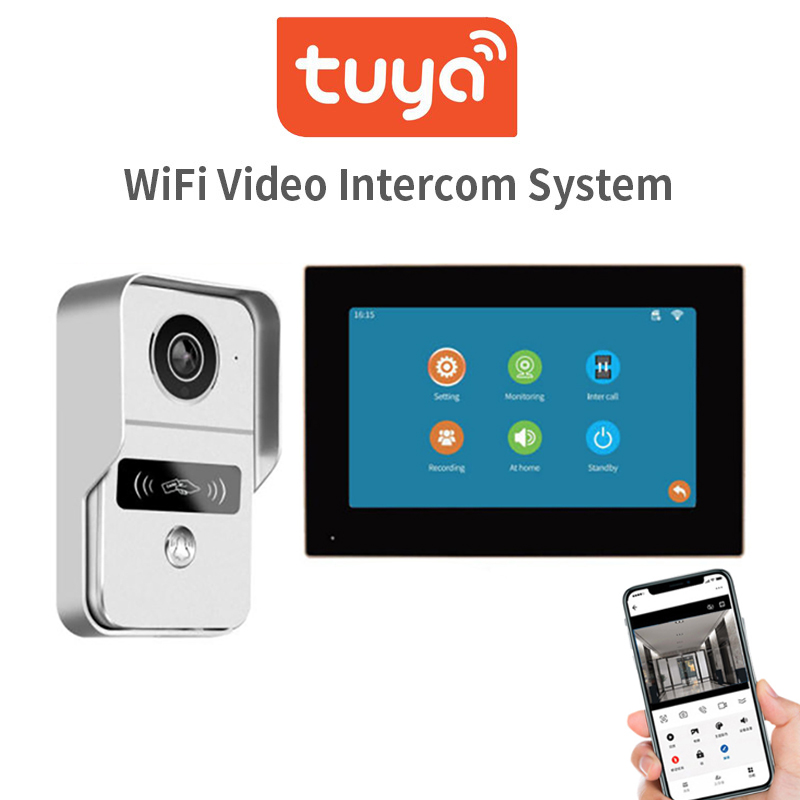 Smart Home Video Doorbell App - Tuya 1080P Wifi Video Bel Pintu