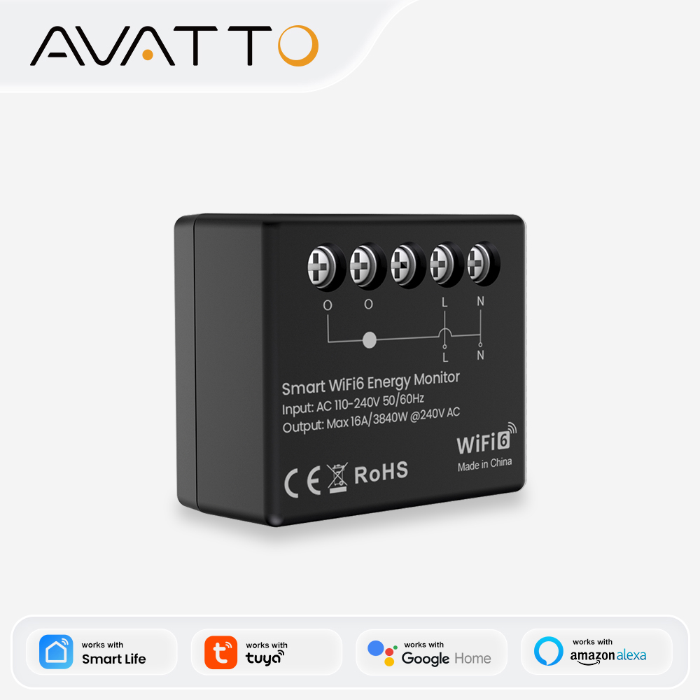 Smart Home Energy App - AVATTO WiFi 6 Modul Meter Energi