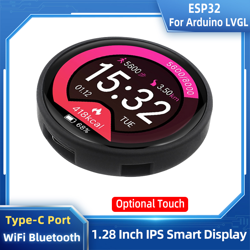 Smart Home Arduino - 1.28 inci IPS Smart Display ESP32
