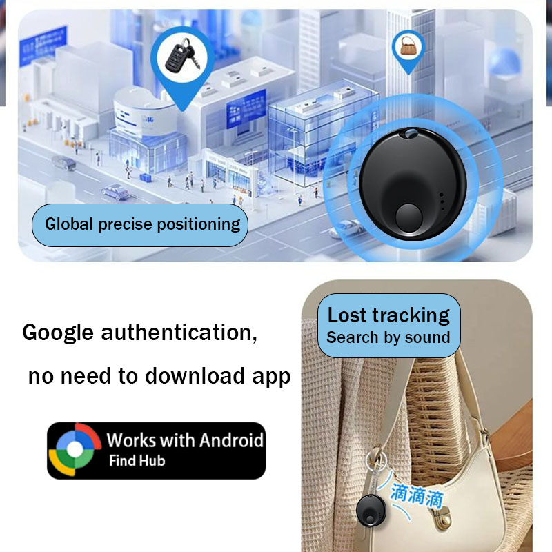 Smart Home Hub Xiaomi - Tag Anti-Hilang Mini untuk Ponsel Android,