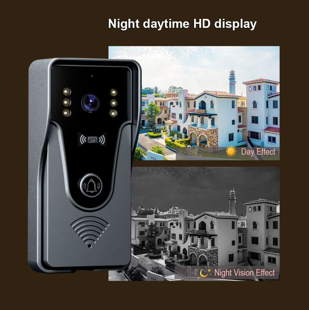 Tuya bel pintu nirkabel layar  - Smart Home Video Doorbell App ulasan dan harga