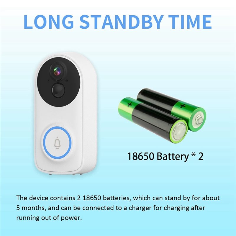 【CYBER MONDAY】Wifi IP 3MP Icse - Smart Home Video Doorbell App ulasan dan harga