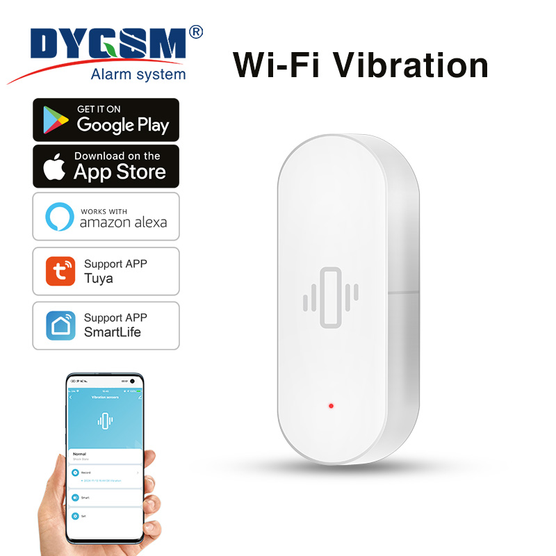 Sensor Getaran WiFi Tuya, Dete - Smart Home Living ulasan dan harga