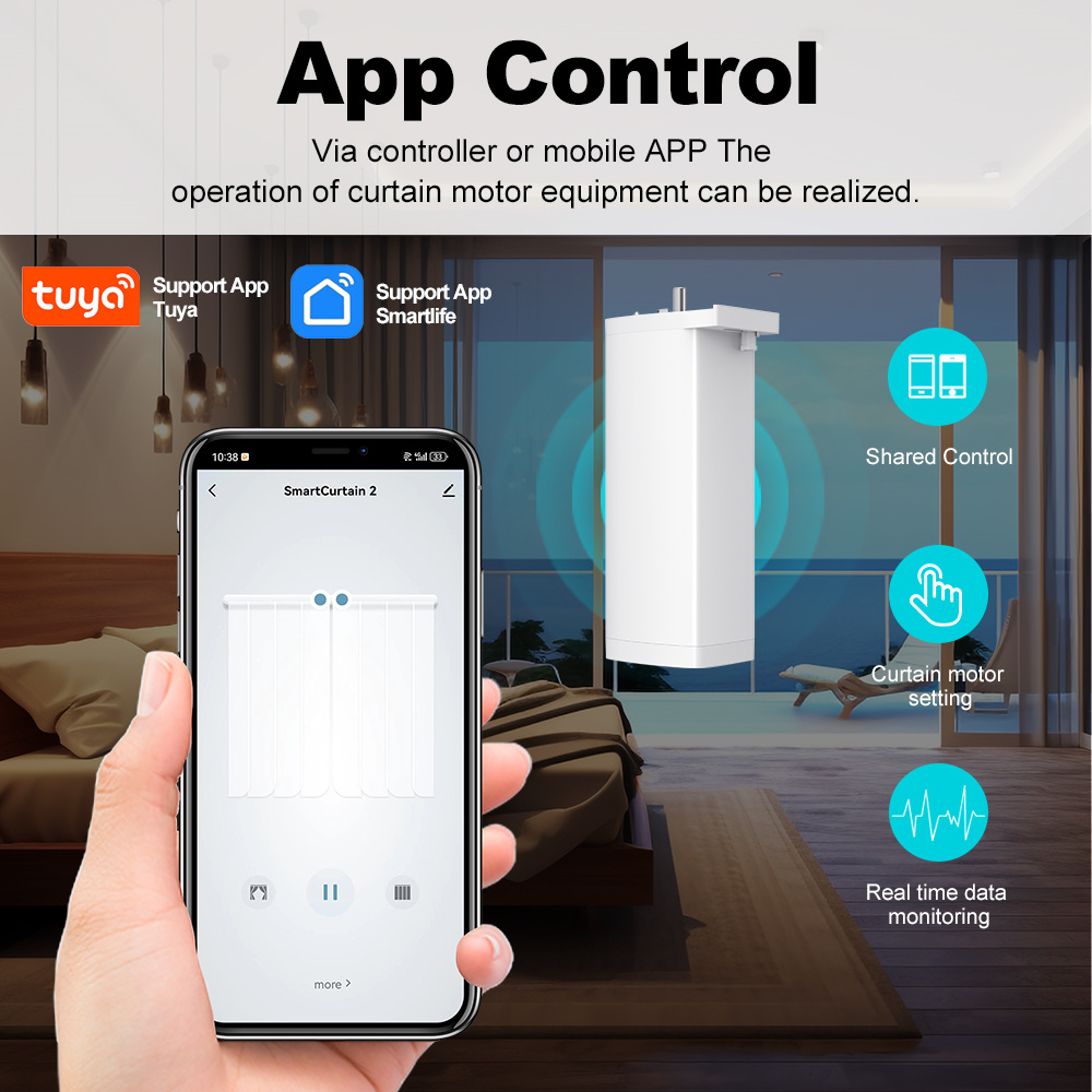Smart Life Zigbee/WIFI Motor T - Smart Curtain Robot ulasan dan harga