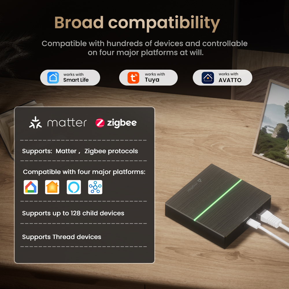 AVATTO Matter Smart Wired Gate - Smart Home Living ulasan dan harga