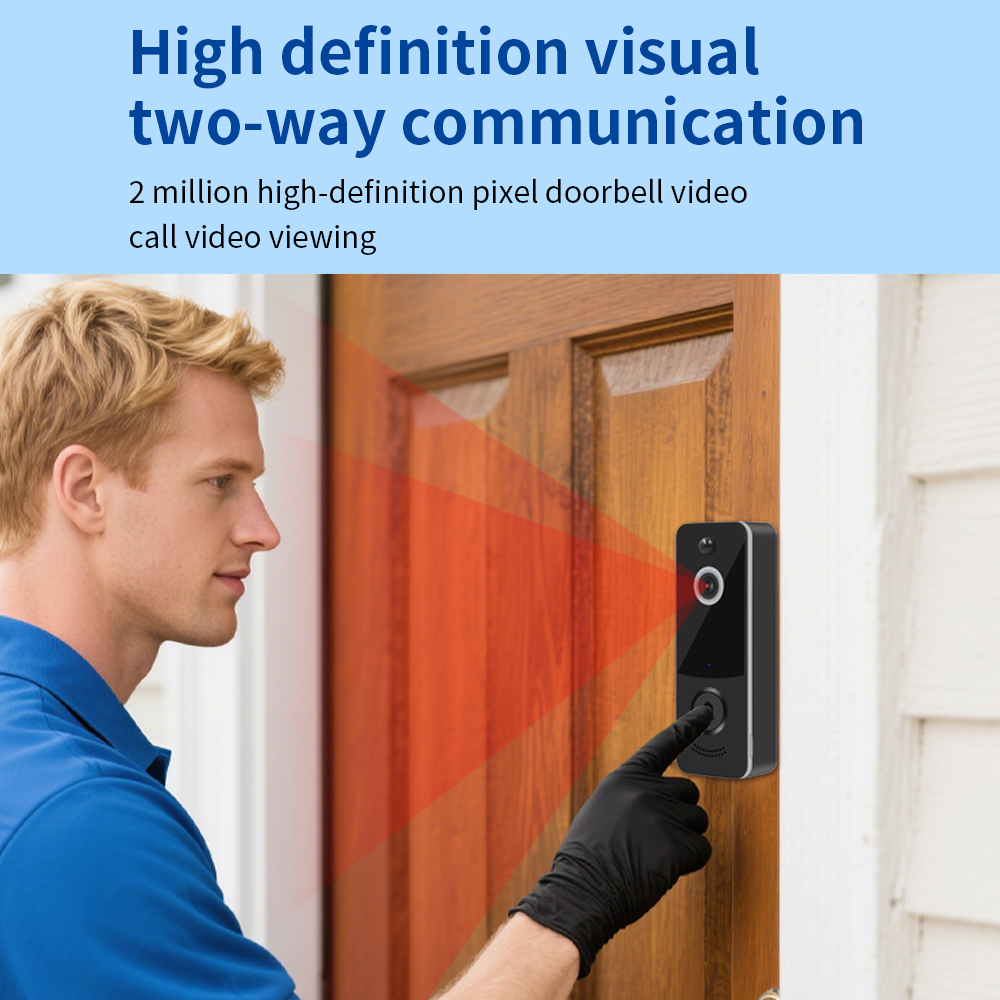 Bel Pintu Video WIFI 1080P Apl - Smart Home Video Doorbell App ulasan dan harga