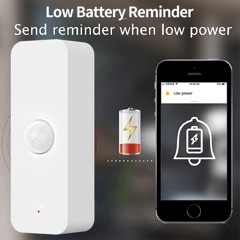 Zigbee PIR Sensor gerak WiFi,  - Zigbee Motion Sensor ulasan dan harga
