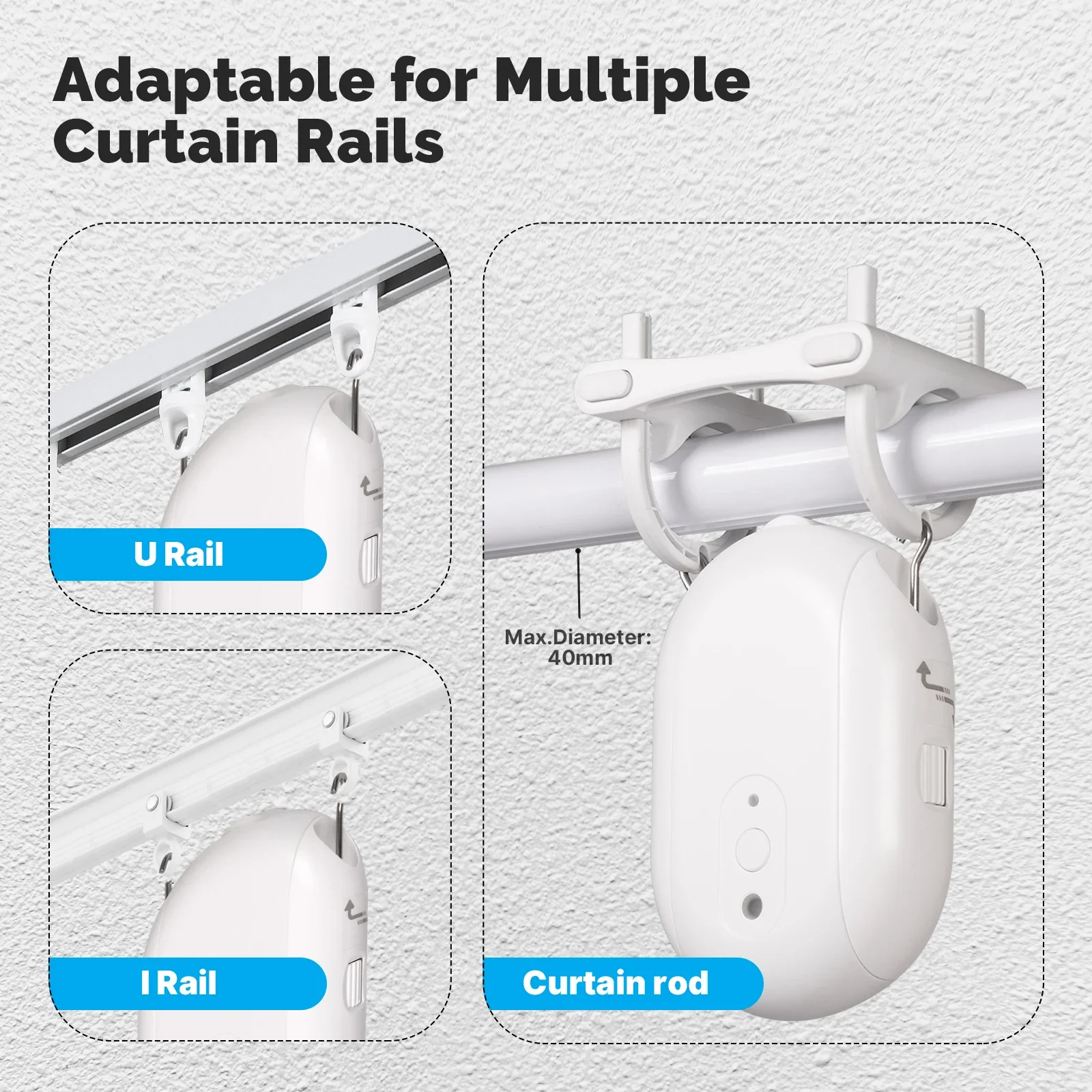MOES Tuya ZigBee Robot tirai l - Smart Curtain Robot ulasan dan harga