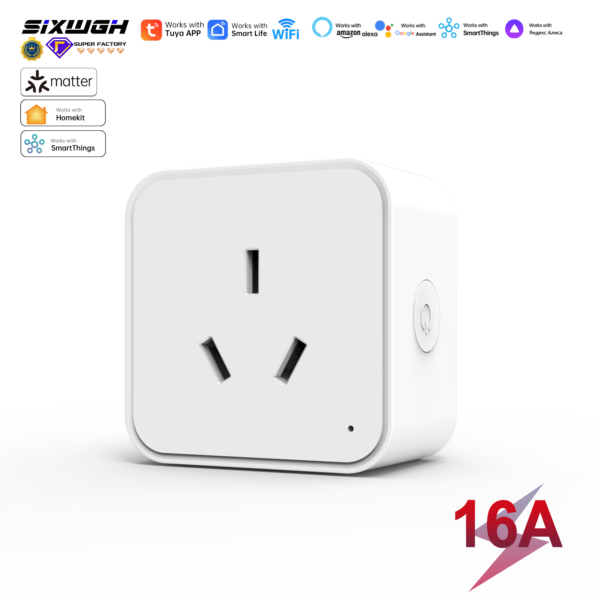 Matter Smart Plug AU Socket Pe - Smart Home Energy App ulasan dan harga