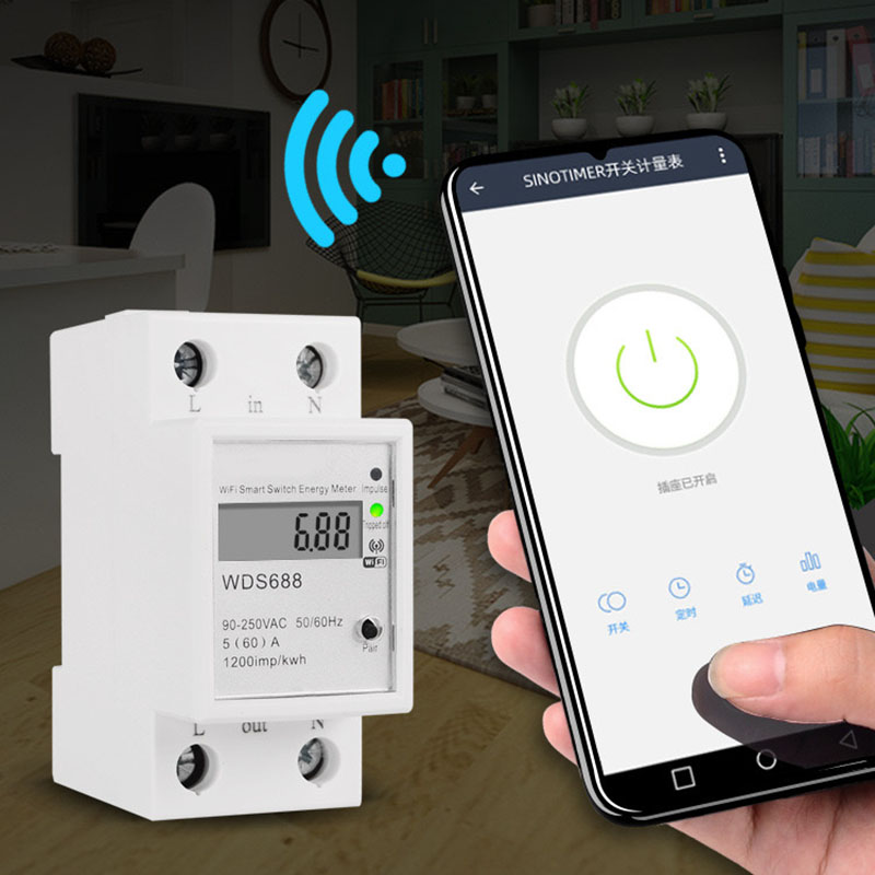 WDS688 WiFi cerdas meteran ene - Smart Home Energy App ulasan dan harga