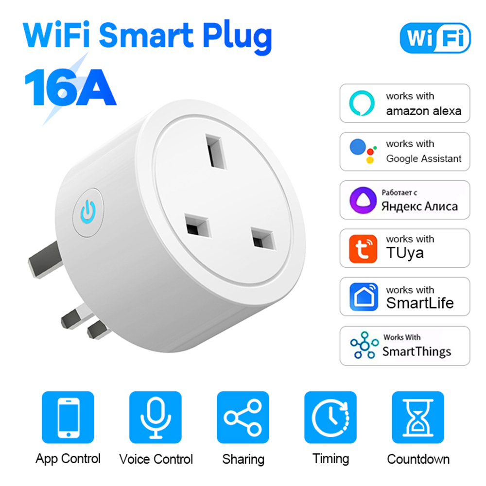 WiFi Smart Plug 16A Soket Ingg - Smart Home Energy App ulasan dan harga