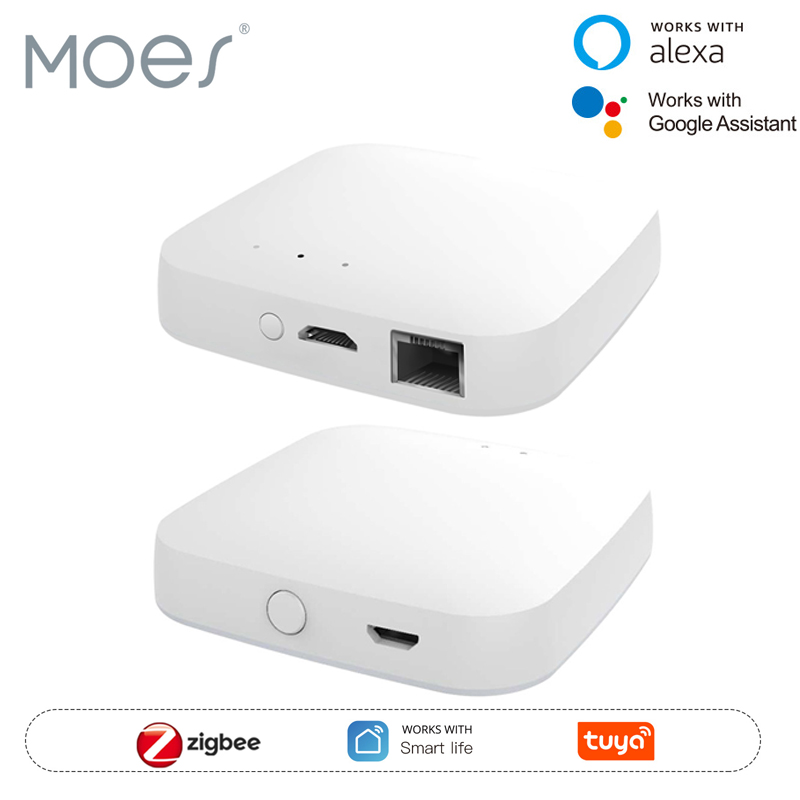 MOES Tuya ZigBee3.0 Smart Hub, - Smart Home Living ulasan dan harga