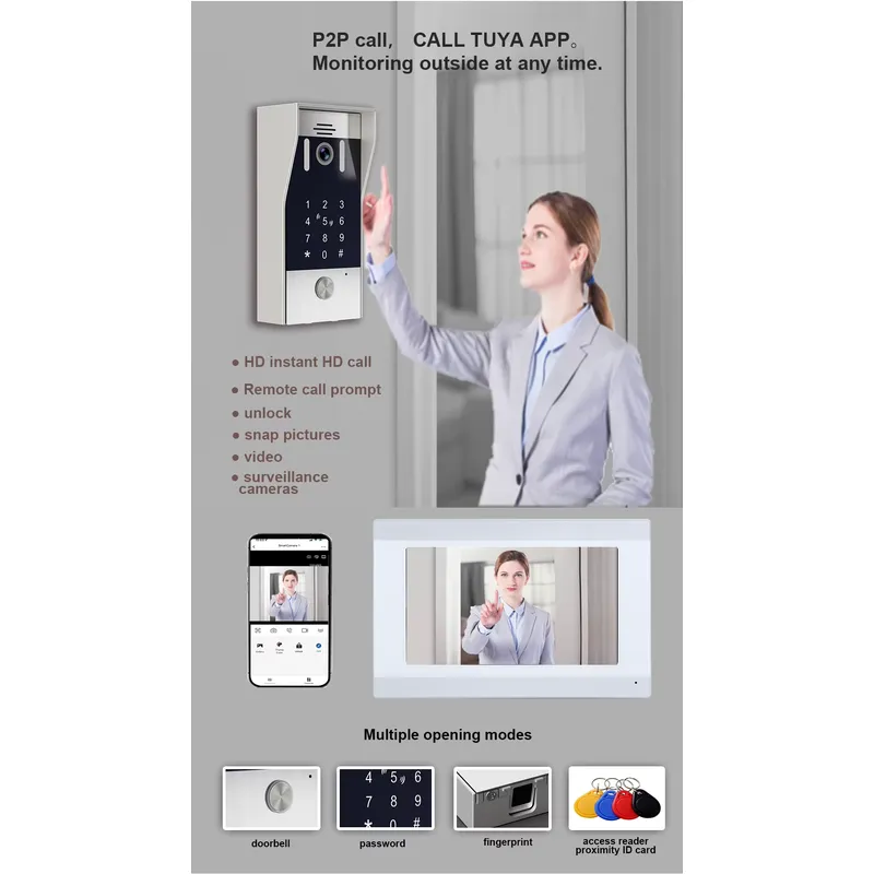 TYSH 2-wire IP Smart WiFi Vide - Smart Home Video Doorbell App ulasan dan harga