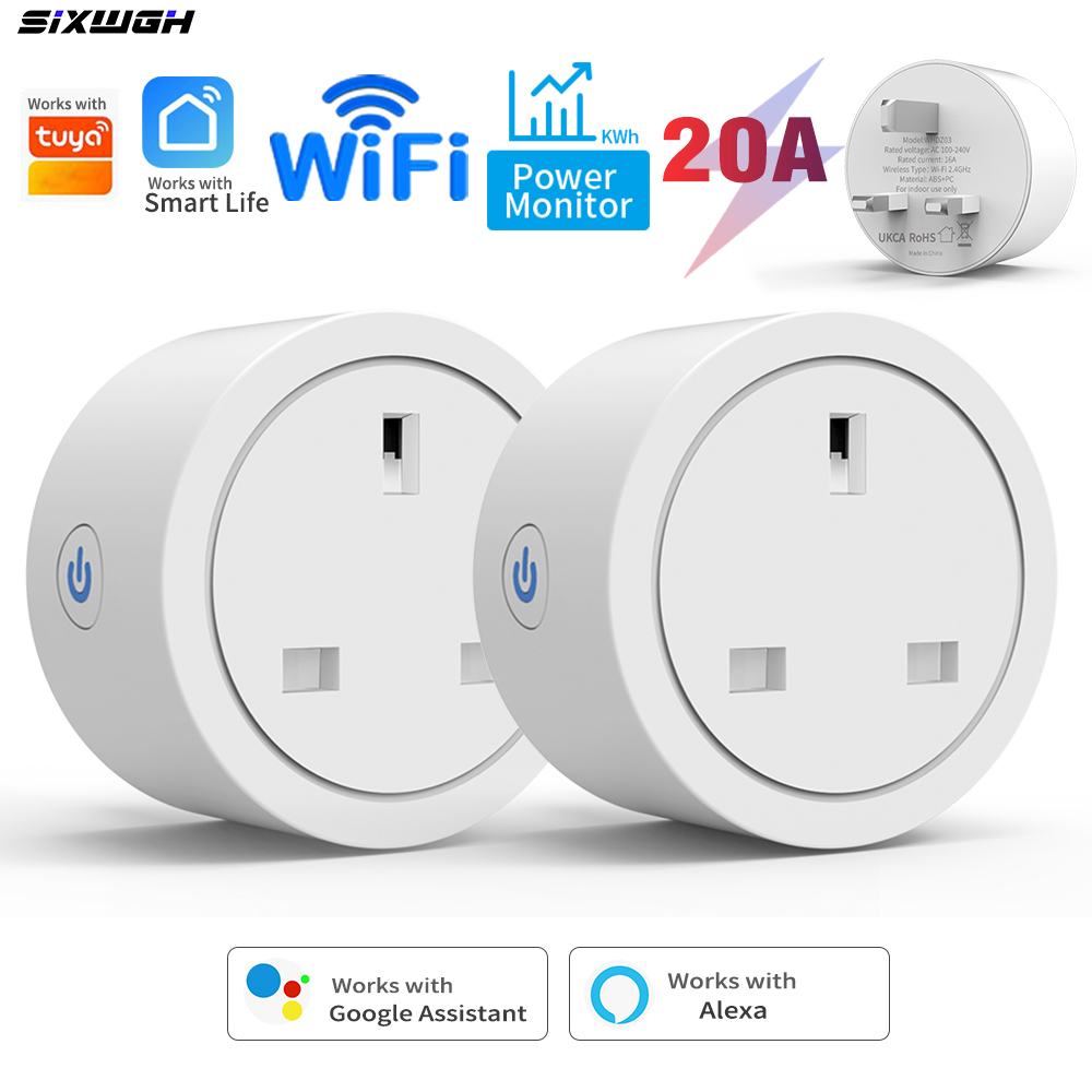 Stop Kontak Pintar WiFi Tuya 2 - Smart Home Energy App ulasan dan harga