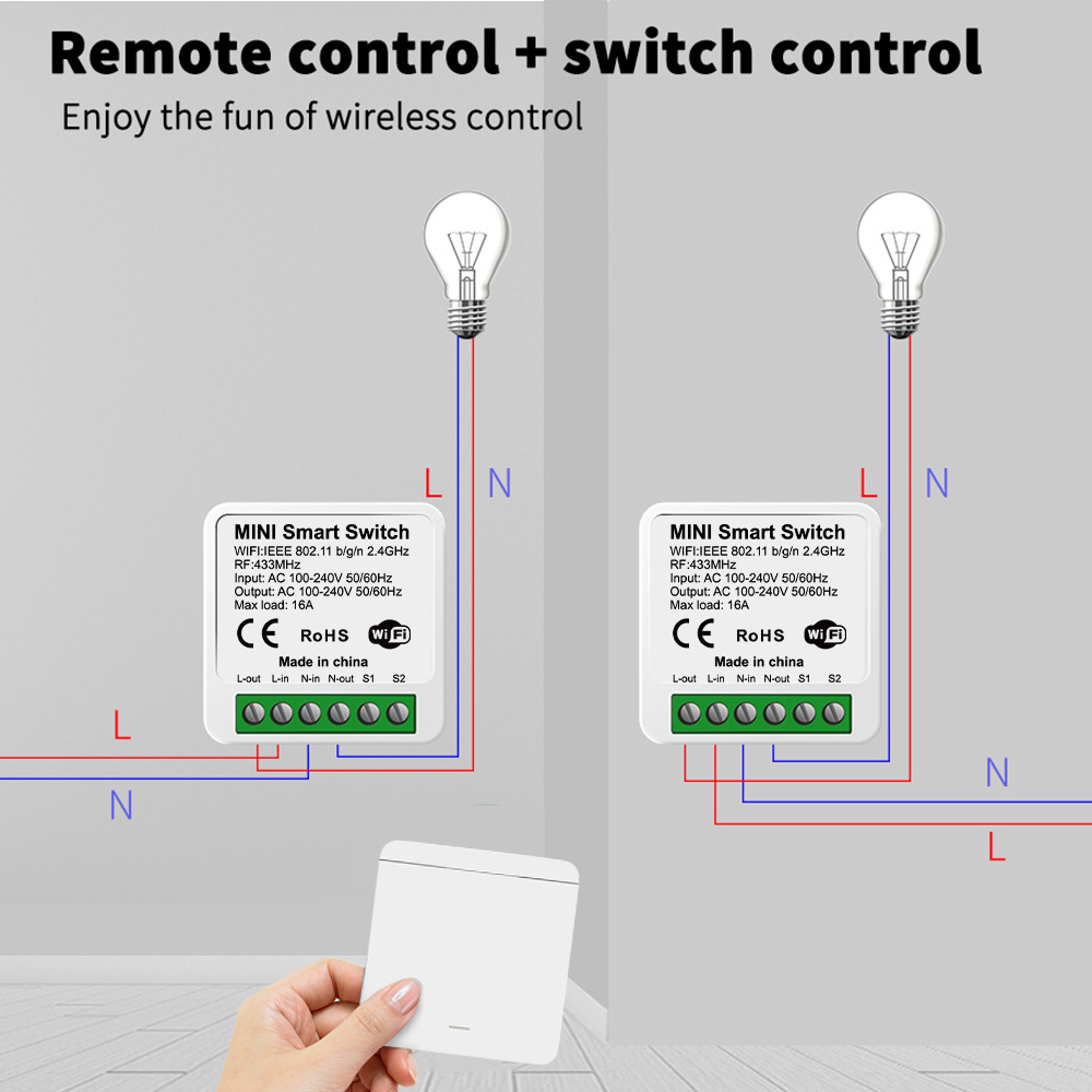 Sakelar Lampu Pintar WiFi Tuya - Smart Home Yale ulasan dan harga