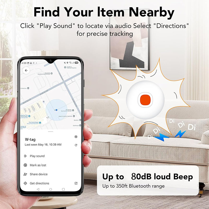 Wesolvet W-Tag Pelacak Pintar  - Smart Home Hub Samsung ulasan dan harga