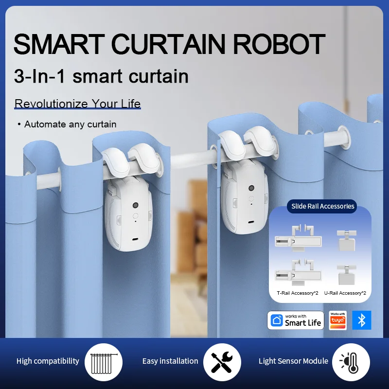 Robot Tirai Bluetooth Pintar K - Smart Curtain Robot ulasan dan harga