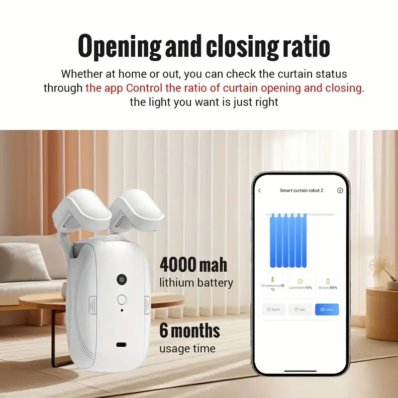Robot Tirai Bluetooth Pintar K - Smart Curtain Robot ulasan dan harga