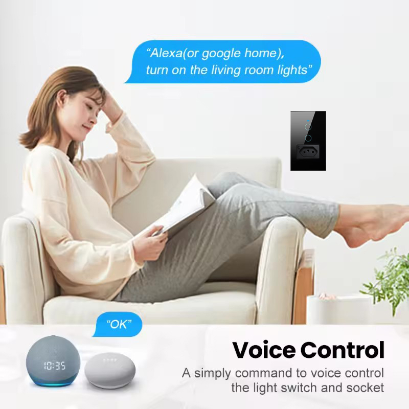UNKAS Wifi Smart Brazil Saklar - Smart Home Yale ulasan dan harga
