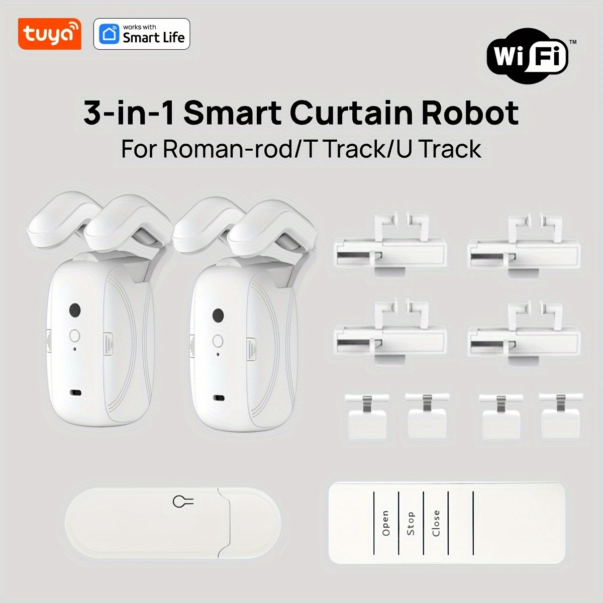 1/2 Buah Robot Tirai WiFi Pint - Smart Home Living ulasan dan harga