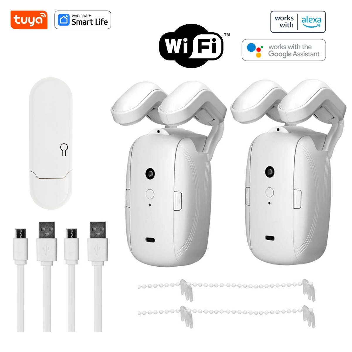 1/2 Buah Robot Tirai WiFi Pint - Smart Home Living ulasan dan harga