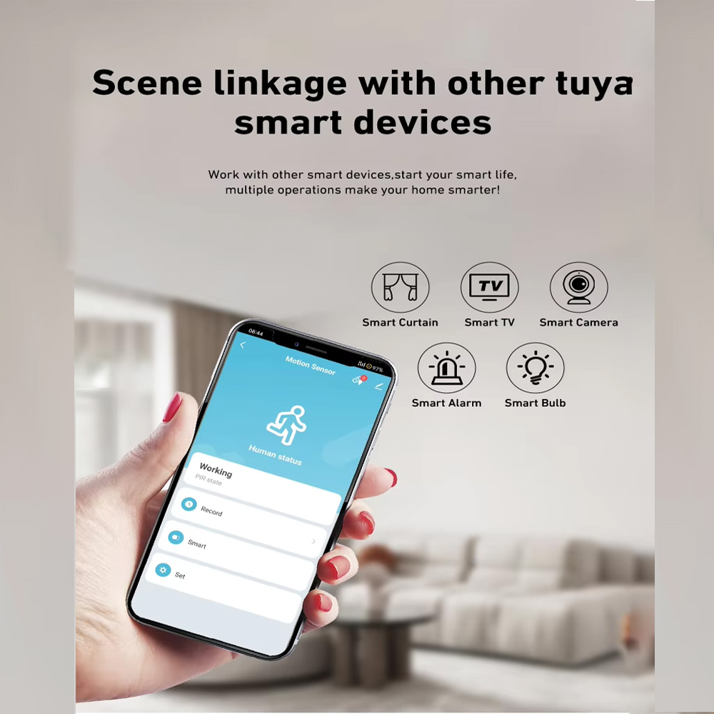 Sensor Gerak PIR Cerdas WiFi Z - Zigbee Motion Sensor ulasan dan harga