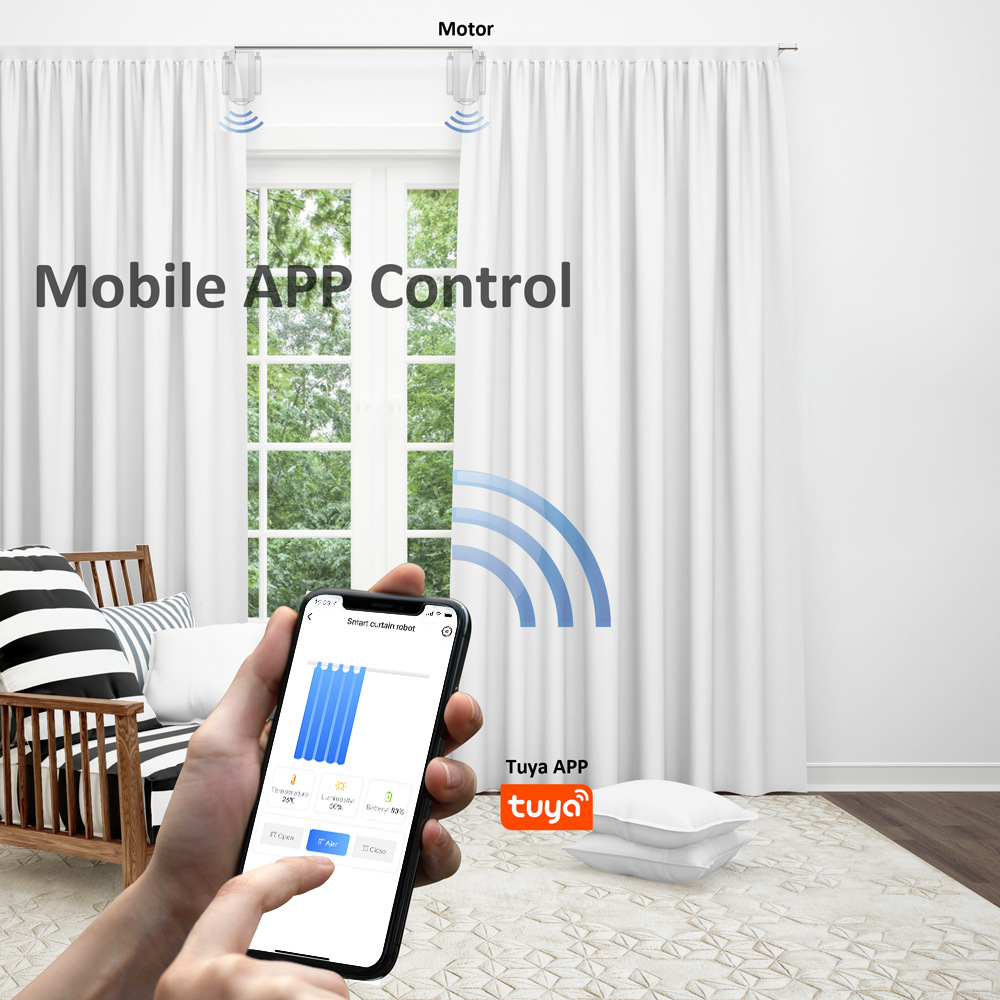 Robot Tirai Listrik Pintar WiF - Smart Curtain Robot ulasan dan harga