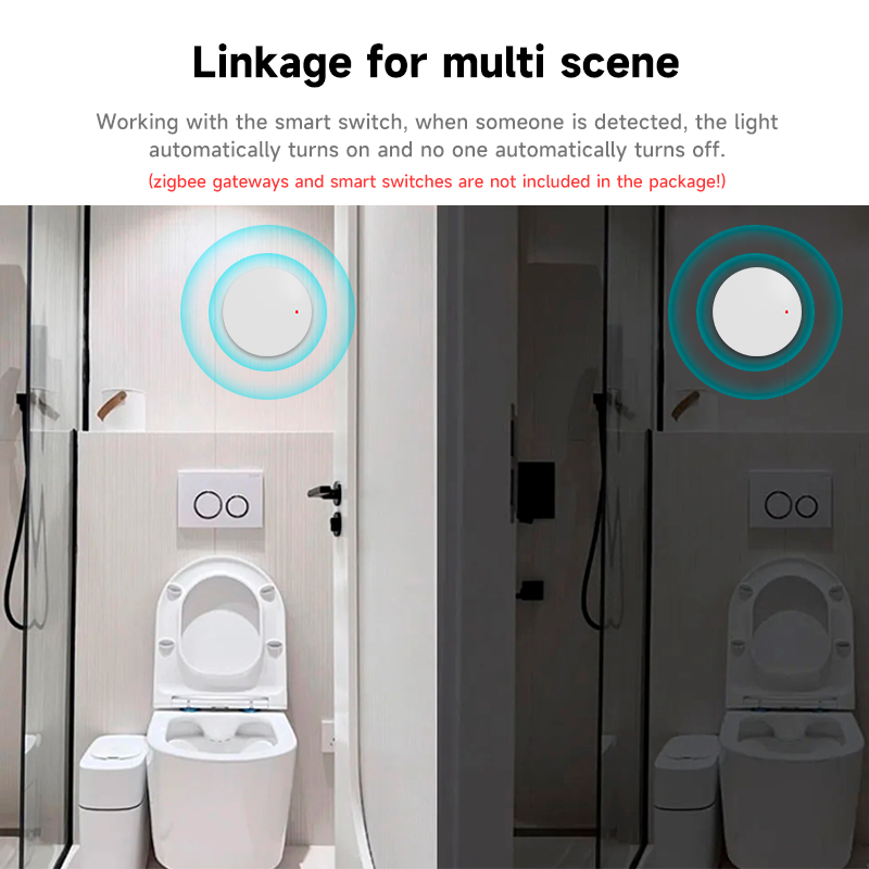 Tuya Zigbee 3.0 24GHz MmWave D - Zigbee Motion Sensor ulasan dan harga