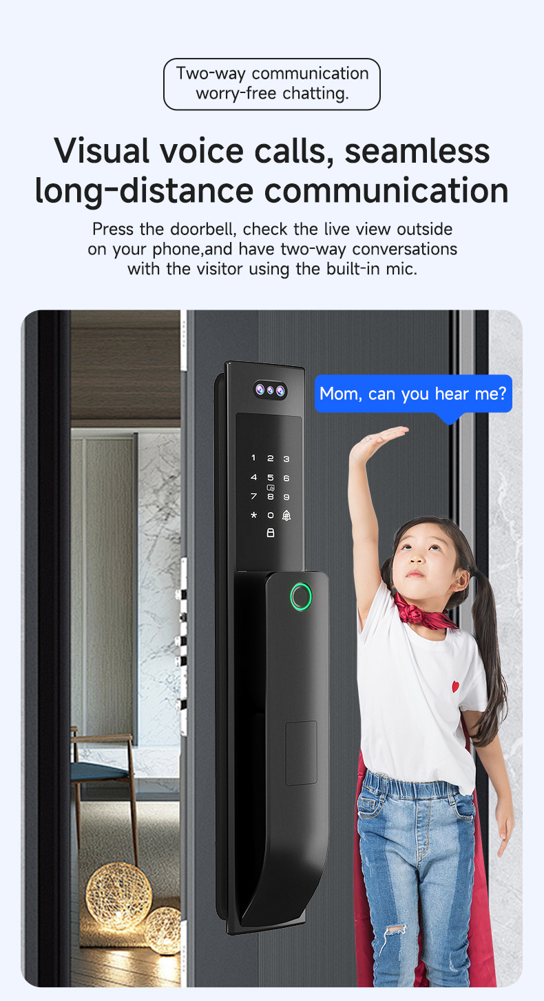 Kunci Pintu Pintar Pengenal Wa - Smart Home Video Doorbell App ulasan dan harga