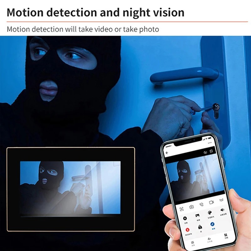 Tuya 1080P Wifi Video Doorbell - Smart Home Video Doorbell App ulasan dan harga