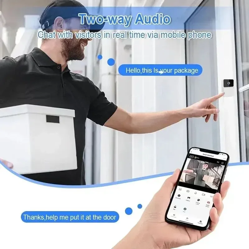 Kamera Bel Pintu Video WiFi Ni - Smart Home Video Doorbell Installation ulasan dan harga