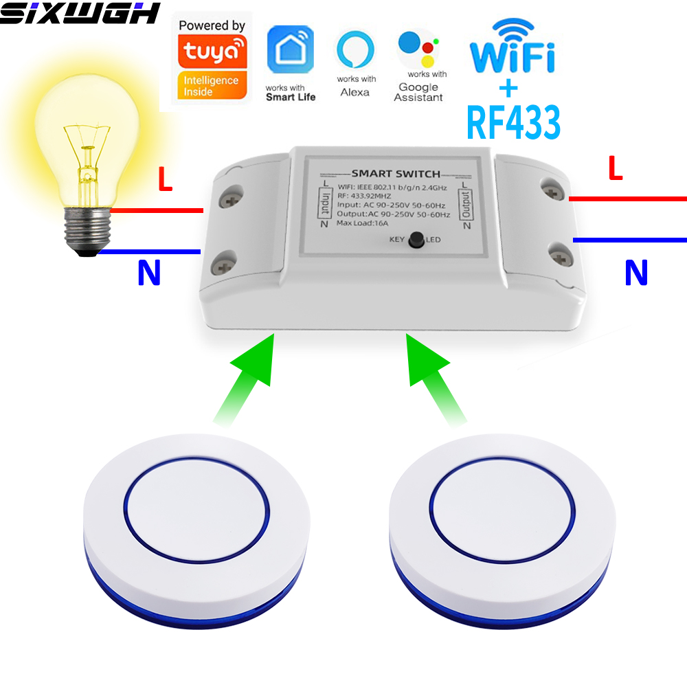 16A WiFi Tuya Smart Switch Sak - Smart Home Yale ulasan dan harga