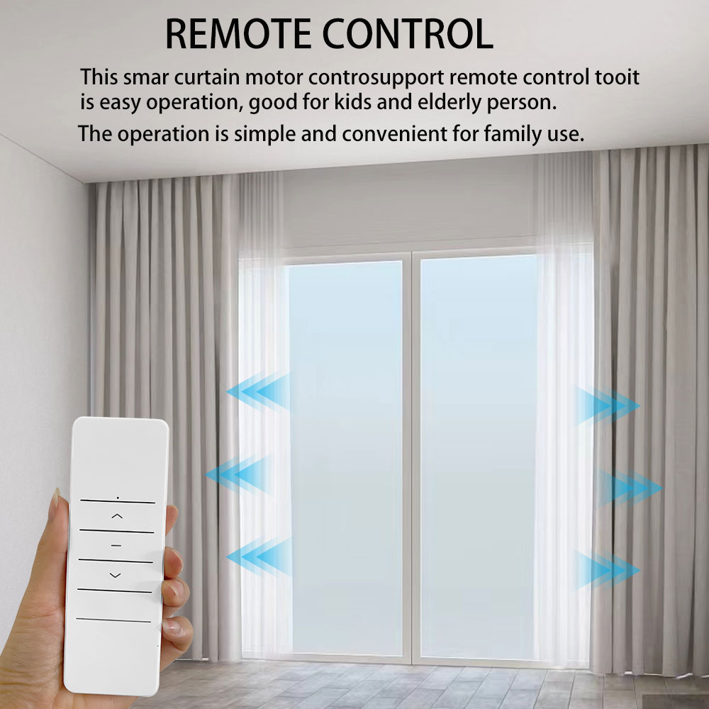 Motor tirai listrik baterai Tu - Smart Curtain Robot ulasan dan harga