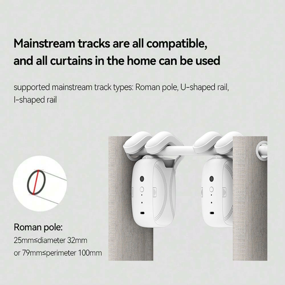 Zigbee pembuka tirai otomatis, - Smart Curtain Robot ulasan dan harga