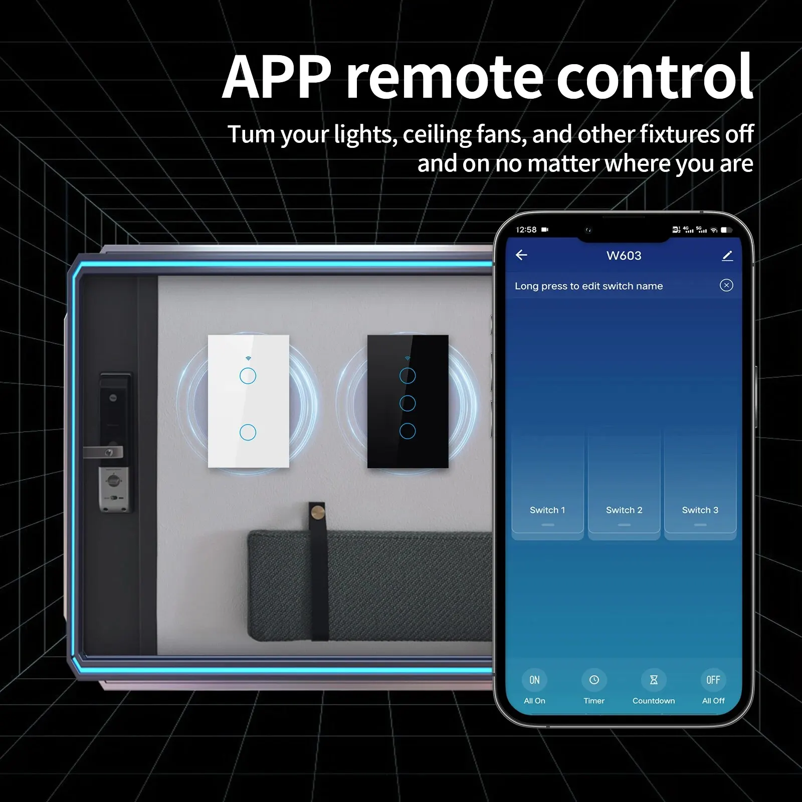 TNCE Tuya WiFi/Zigbee saklar l - Smart Home Yale ulasan dan harga