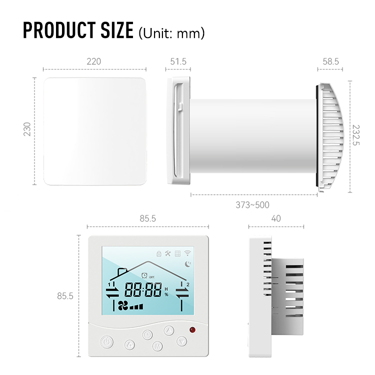 Sistem Ventilator Pemulihan Pa - Smart Home Energy App ulasan dan harga