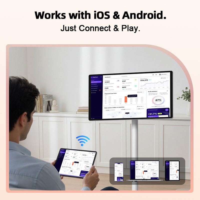 TV Android IPS 21,5 Inci, Laya - Smart Home Ac ulasan dan harga