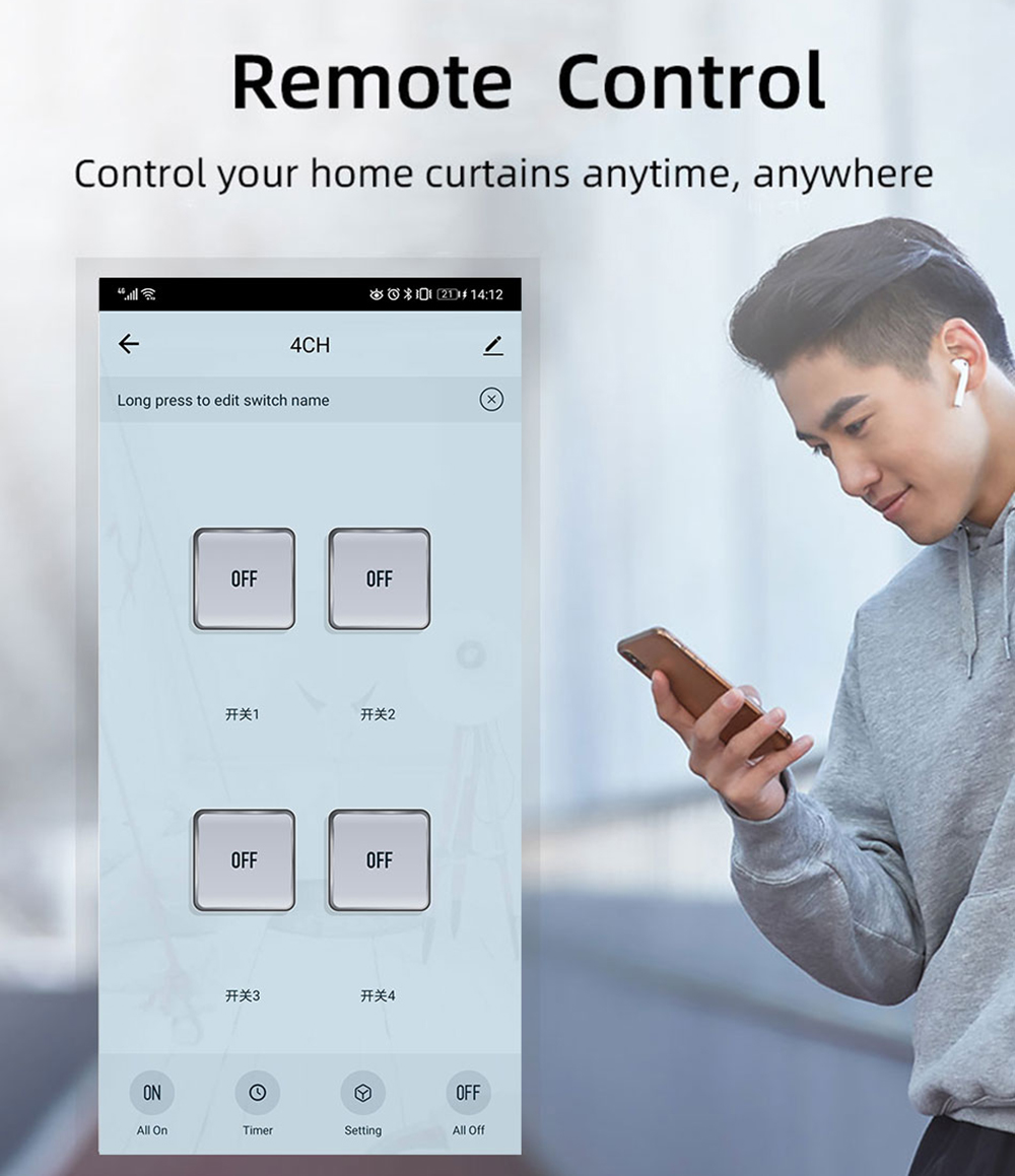 Modul Relay Sakelar Zigbee 4CH - Smart Home Ac ulasan dan harga